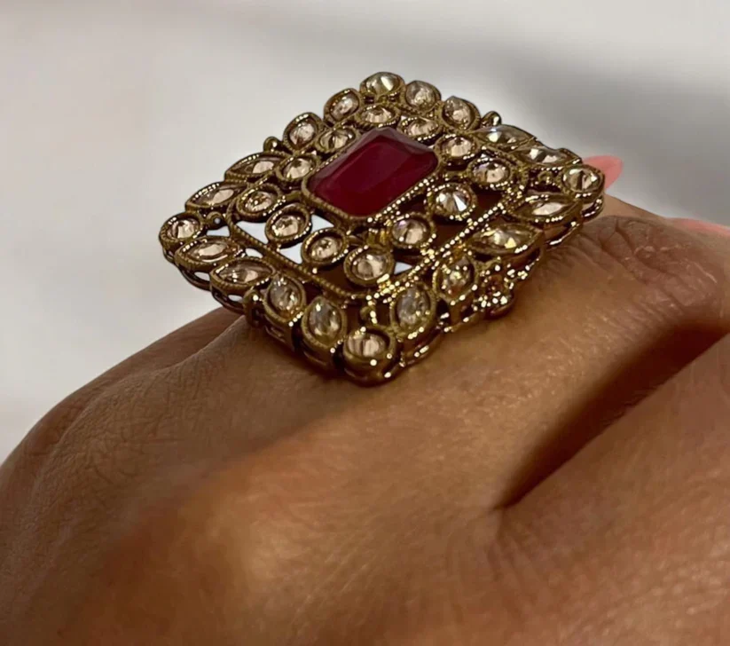 Royal Ruby Statement Ring